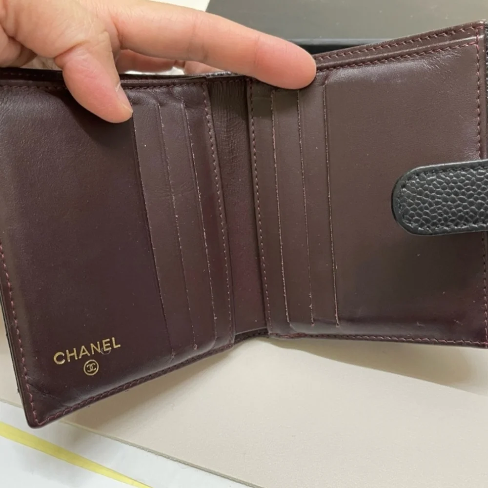 Chanel Caviar Black Wallet